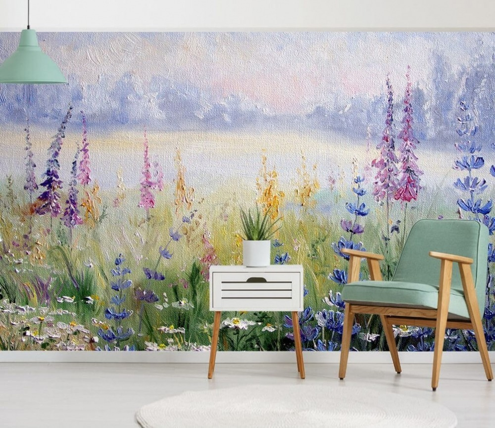 Prato fiorito sul lago — ambiente 1