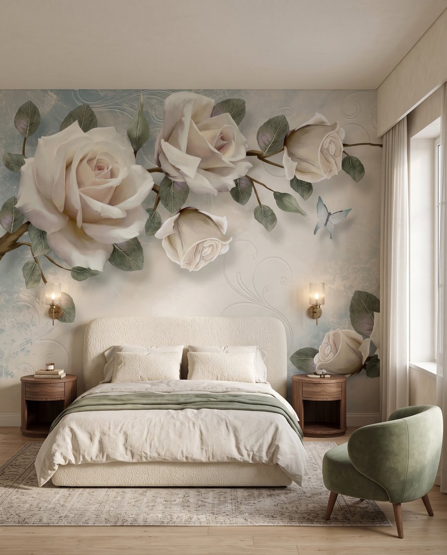 Rose lungo aperture luminose — ambiente 3