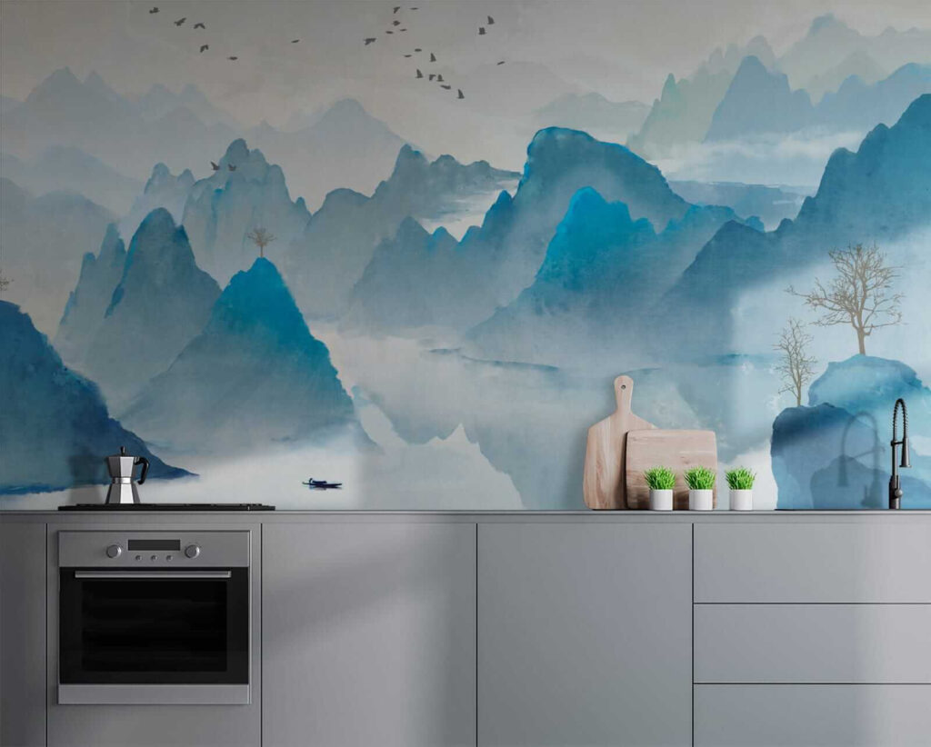 Picchi blu sul lago — ambiente 8