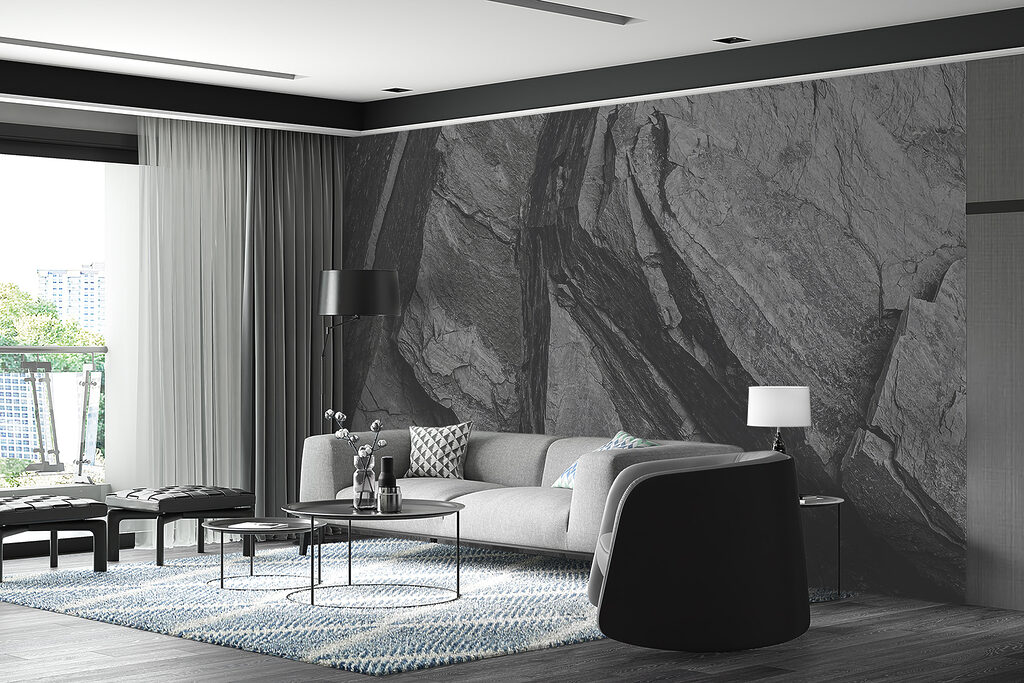 Strati di roccia scura — ambiente 6
