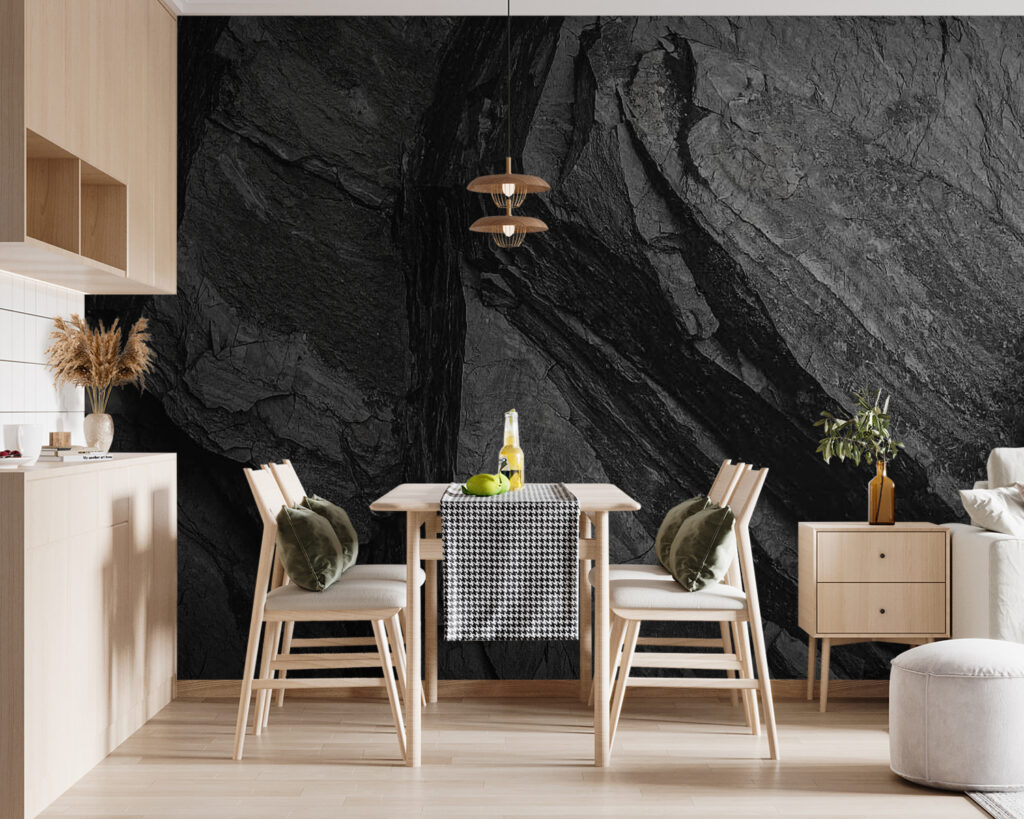 Strati di roccia scura — ambiente 5