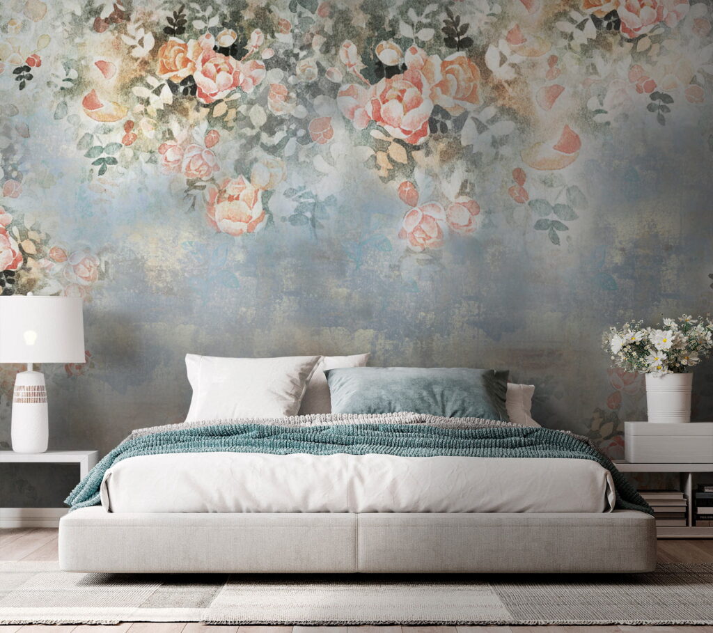 Rose su sfondo sfumato — ambiente 1