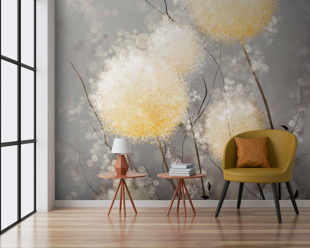 Fiori tondi su rami — ambiente 1