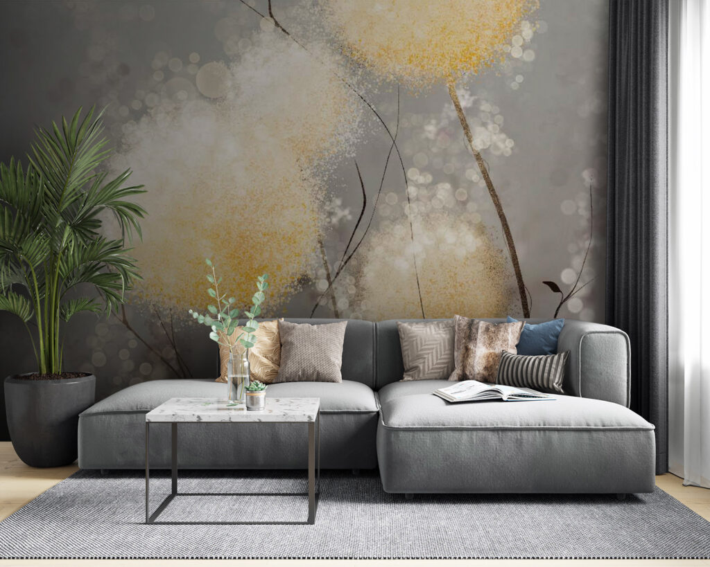 Fiori tondi su rami — ambiente 4