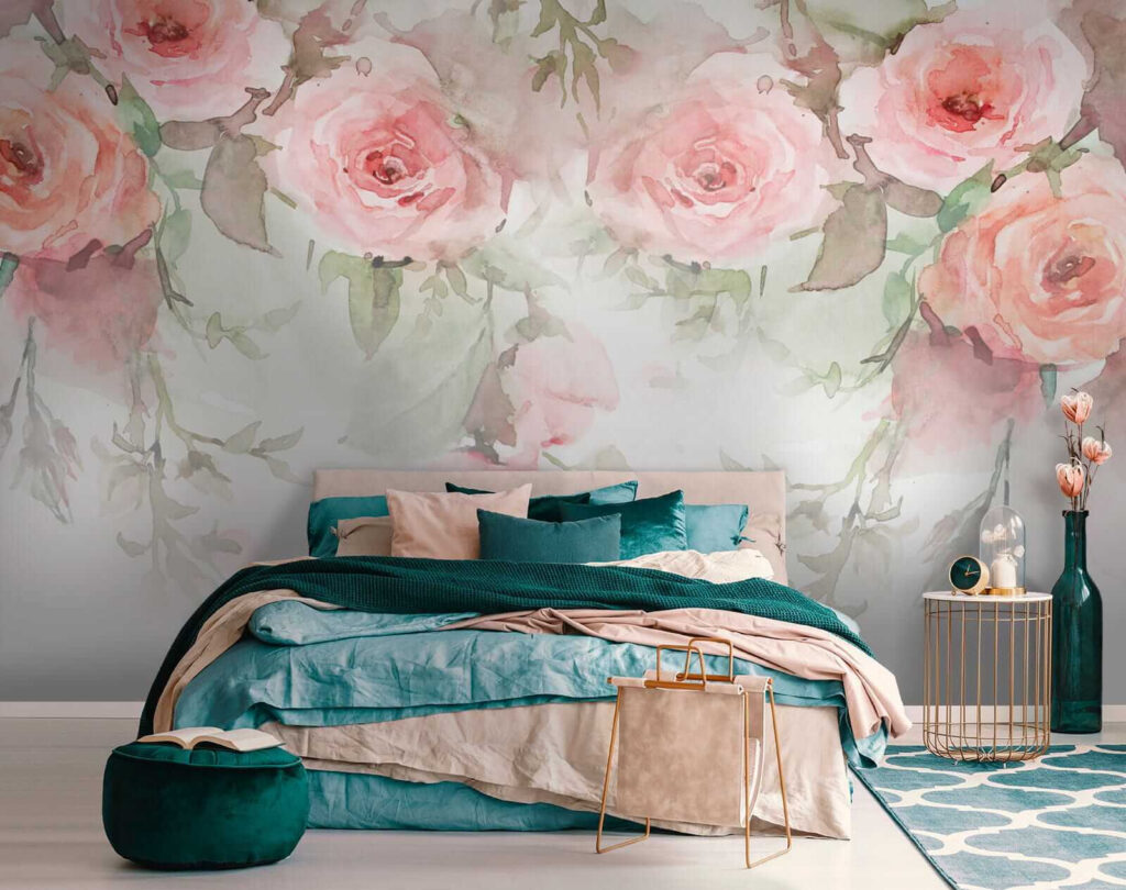 Rose rosa in alto — ambiente 2