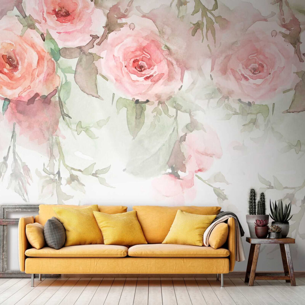 Rose rosa in alto — ambiente 5
