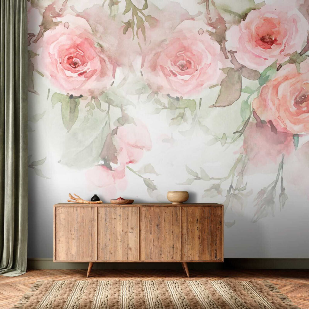 Rose rosa in alto — ambiente 6