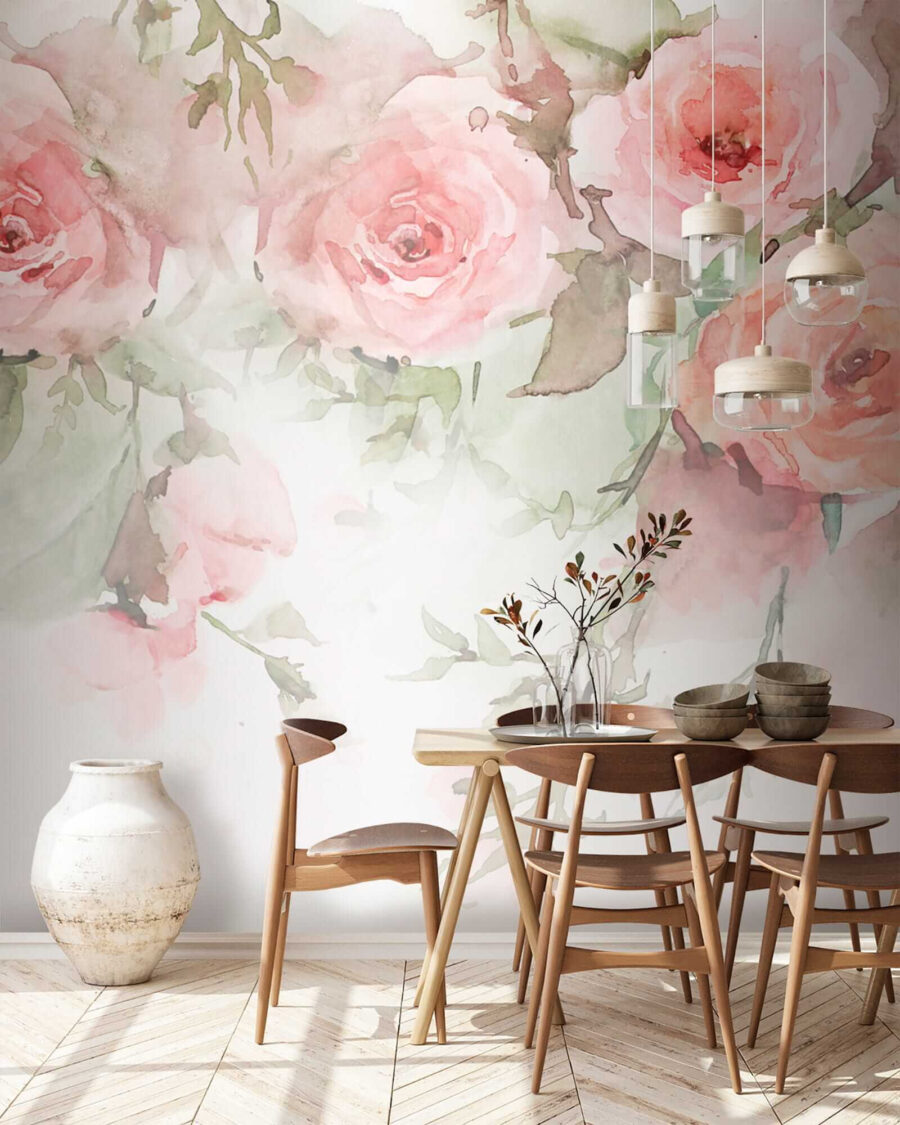 Rose rosa in alto — ambiente 8