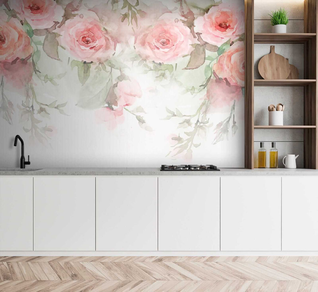 Rose rosa in alto — ambiente 9