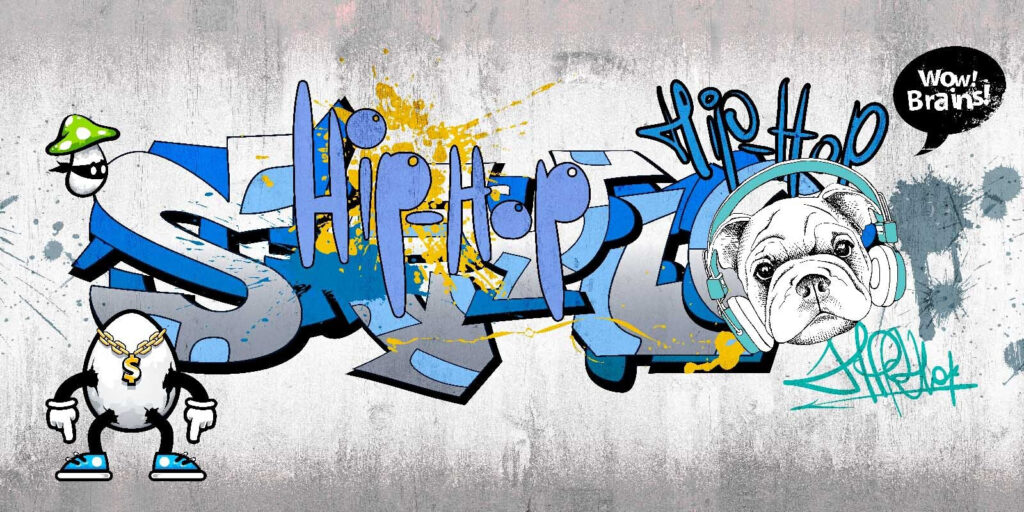 Lettere e figure colorate — design completo