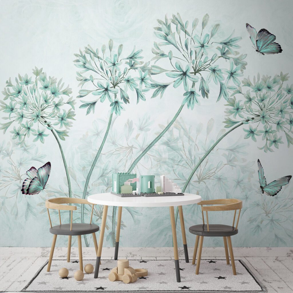 Fiori blu a stella — ambiente 1