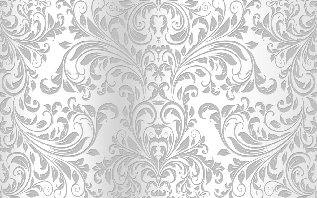 Riccioli decorativi grigi — design completo