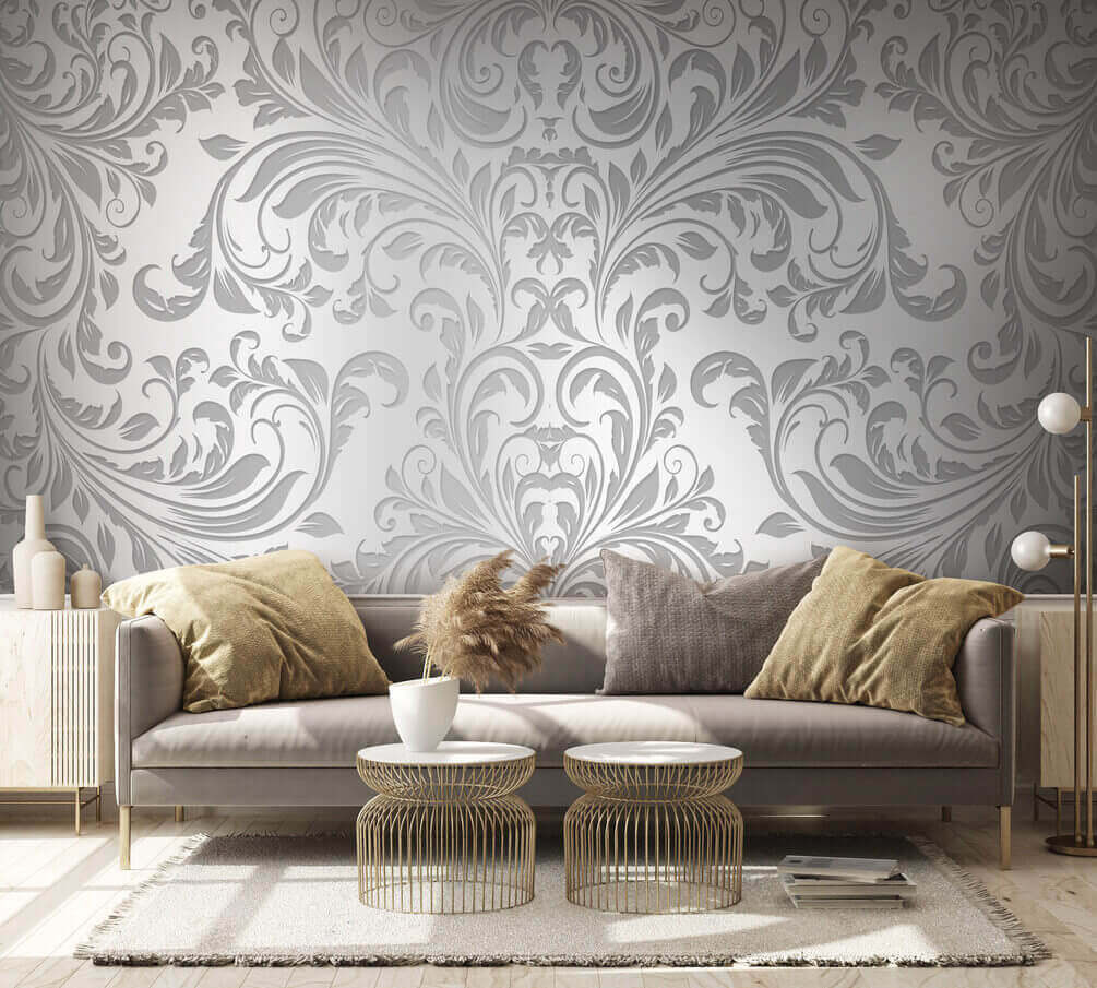 Riccioli decorativi grigi — ambiente 2