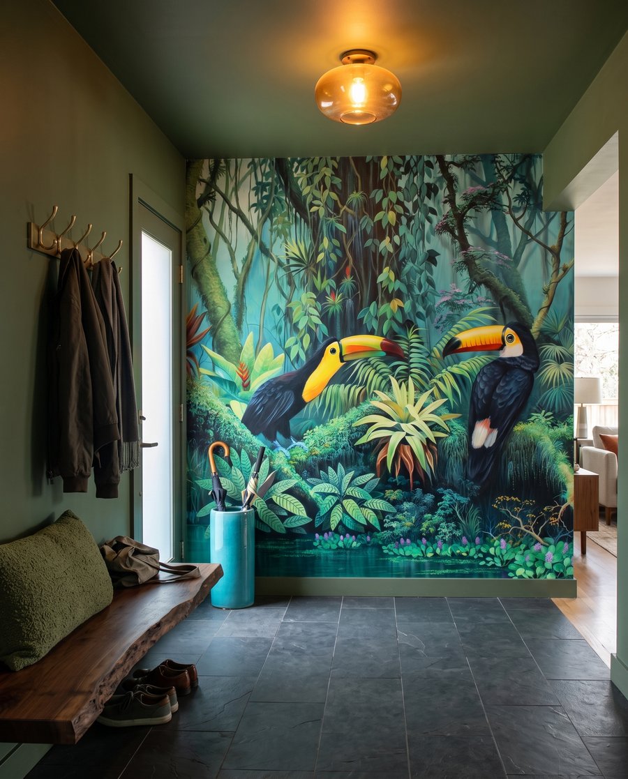 Tucani sull’acqua tropicale — ambiente 5