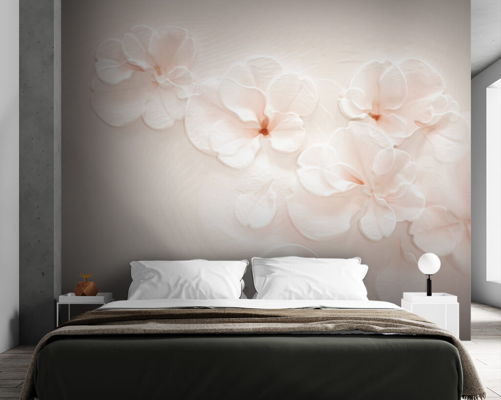Fiori rosa chiaro affiancati — ambiente 2