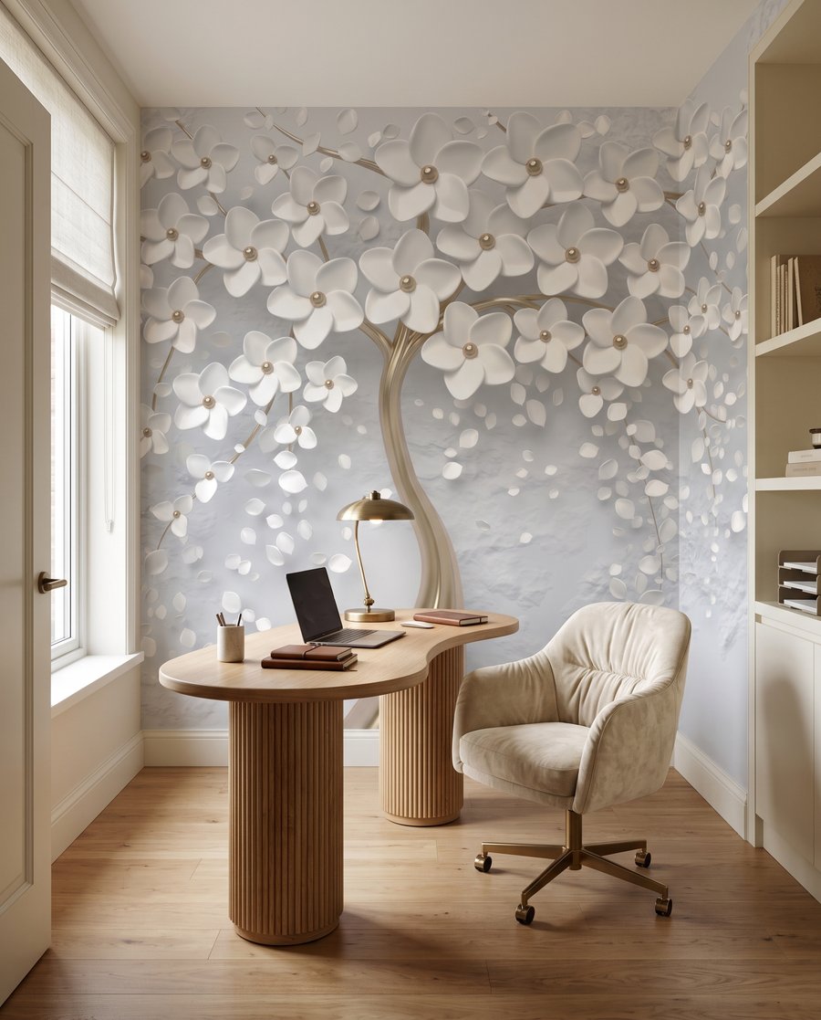 Albero con tronco dorato — ambiente 7