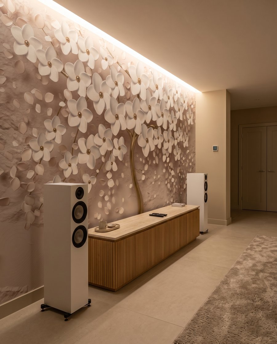 Albero con tronco dorato — ambiente 5