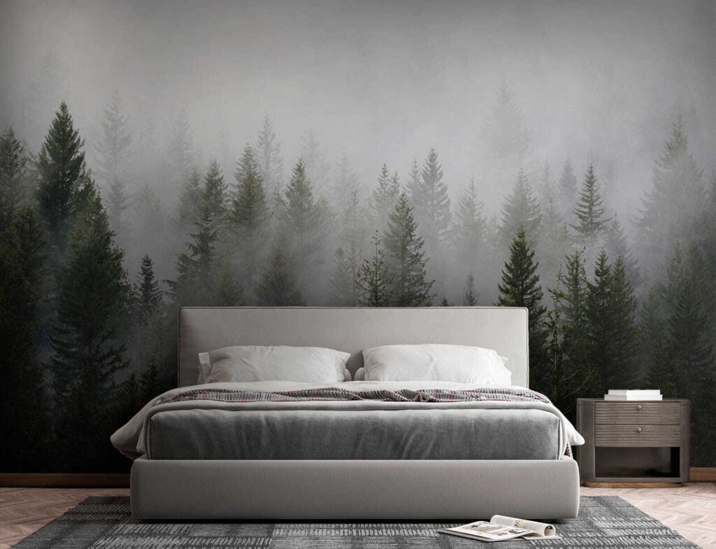 Pini al confine nebbioso — ambiente 2