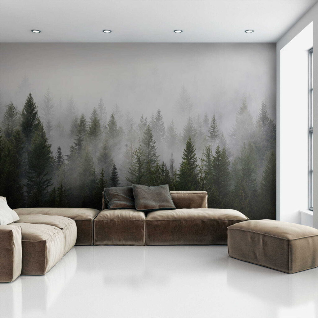 Pini al confine nebbioso — ambiente 4