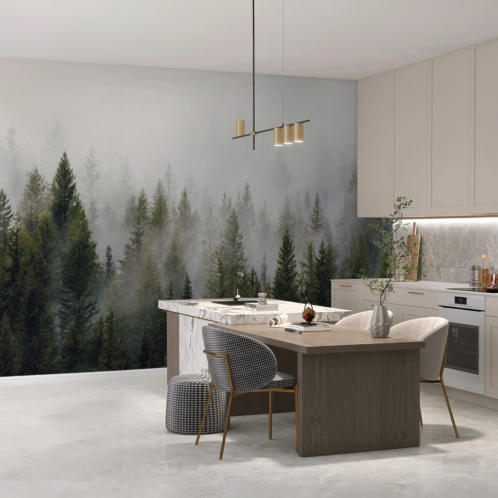 Pini al confine nebbioso — ambiente 11