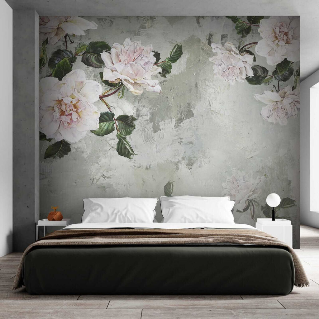 Peonie su rami sottili — ambiente 2