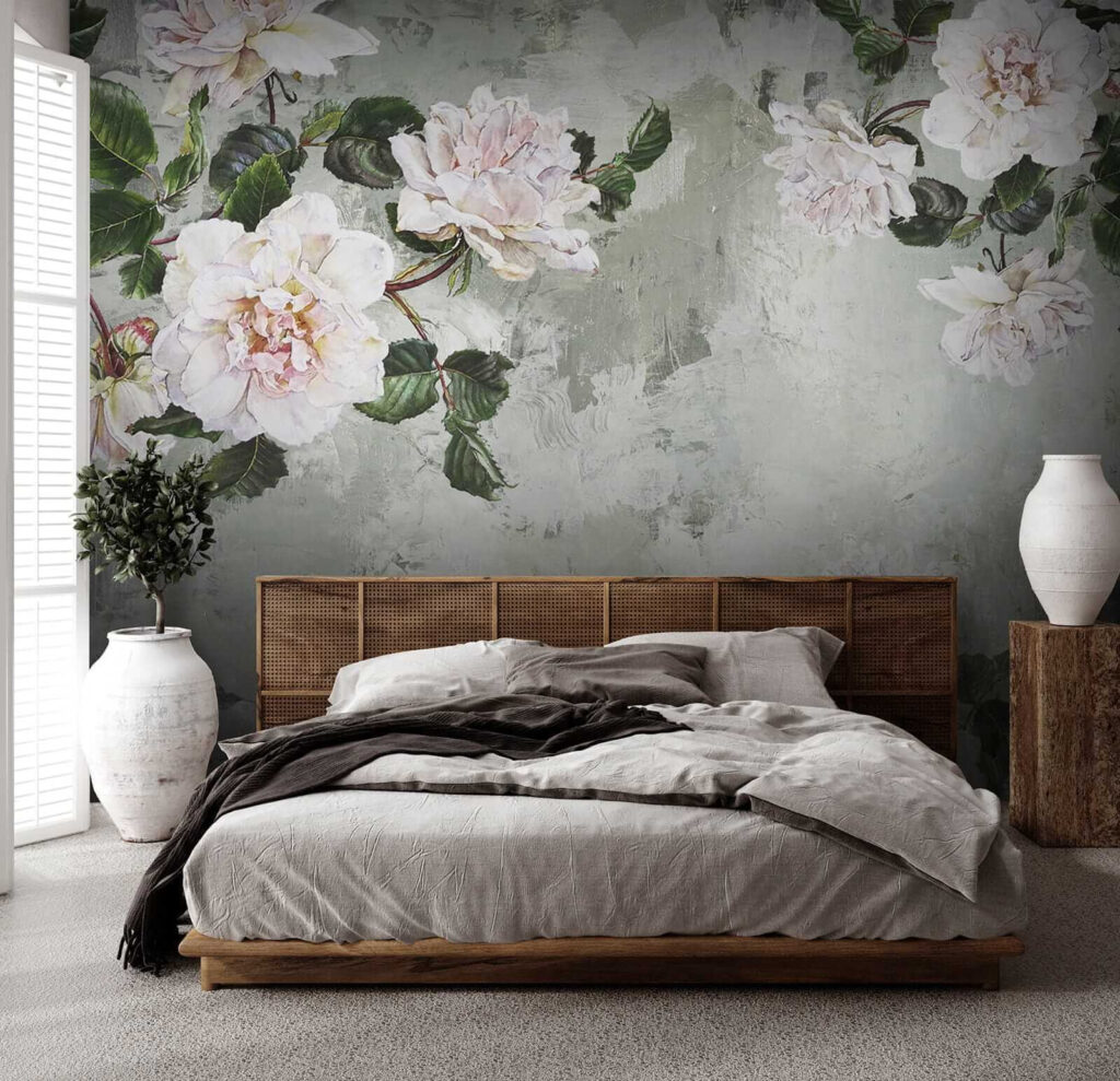 Peonie su rami sottili — ambiente 3