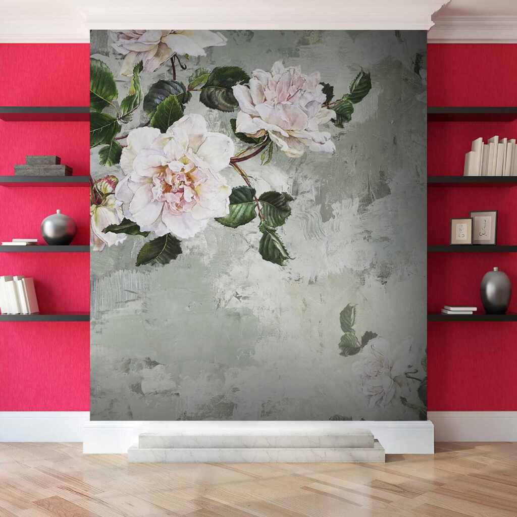 Peonie su rami sottili — ambiente 6