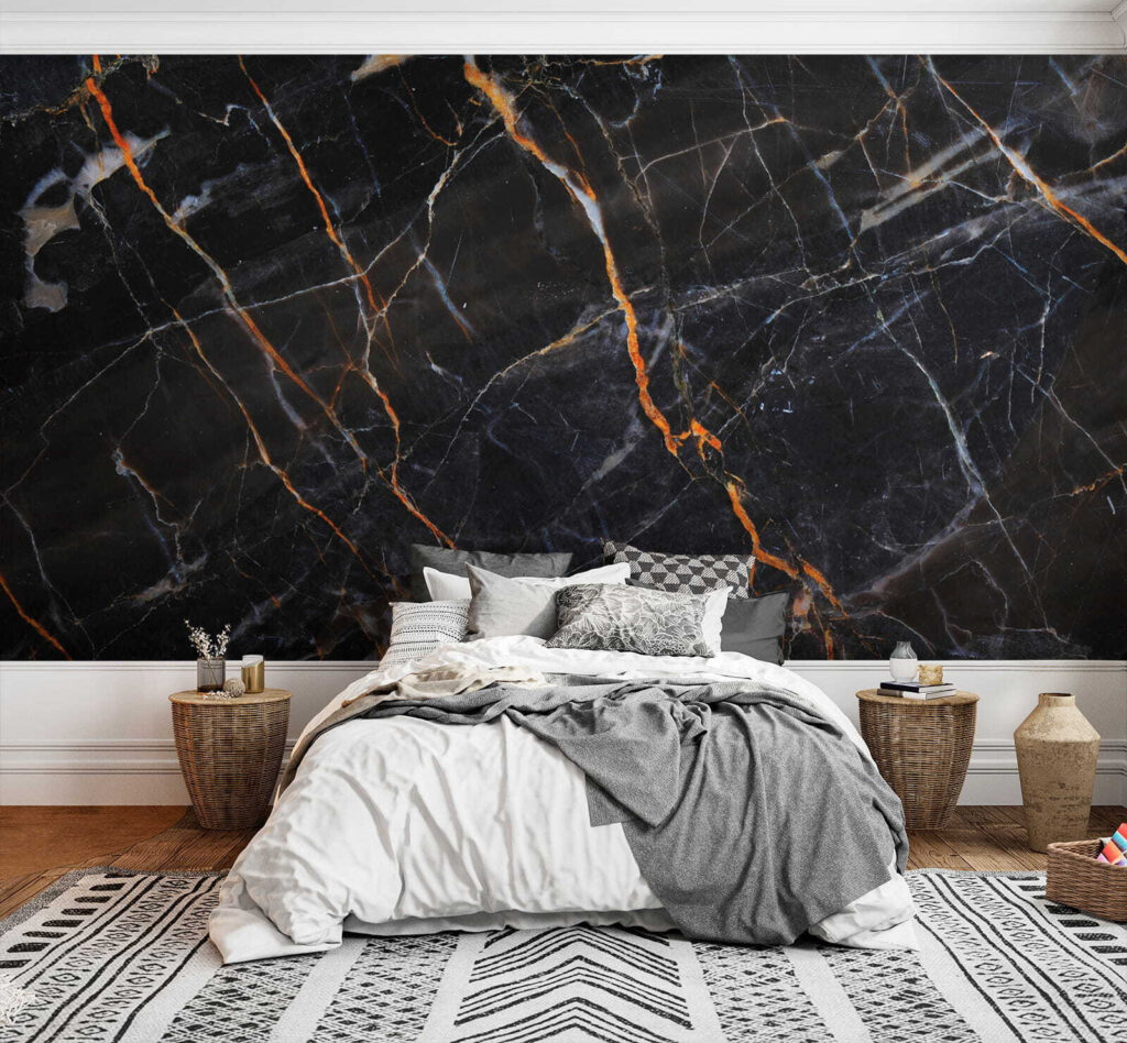 Venature ramate su nero — ambiente 3