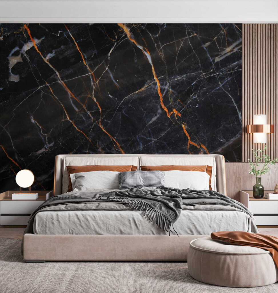 Venature ramate su nero — ambiente 4