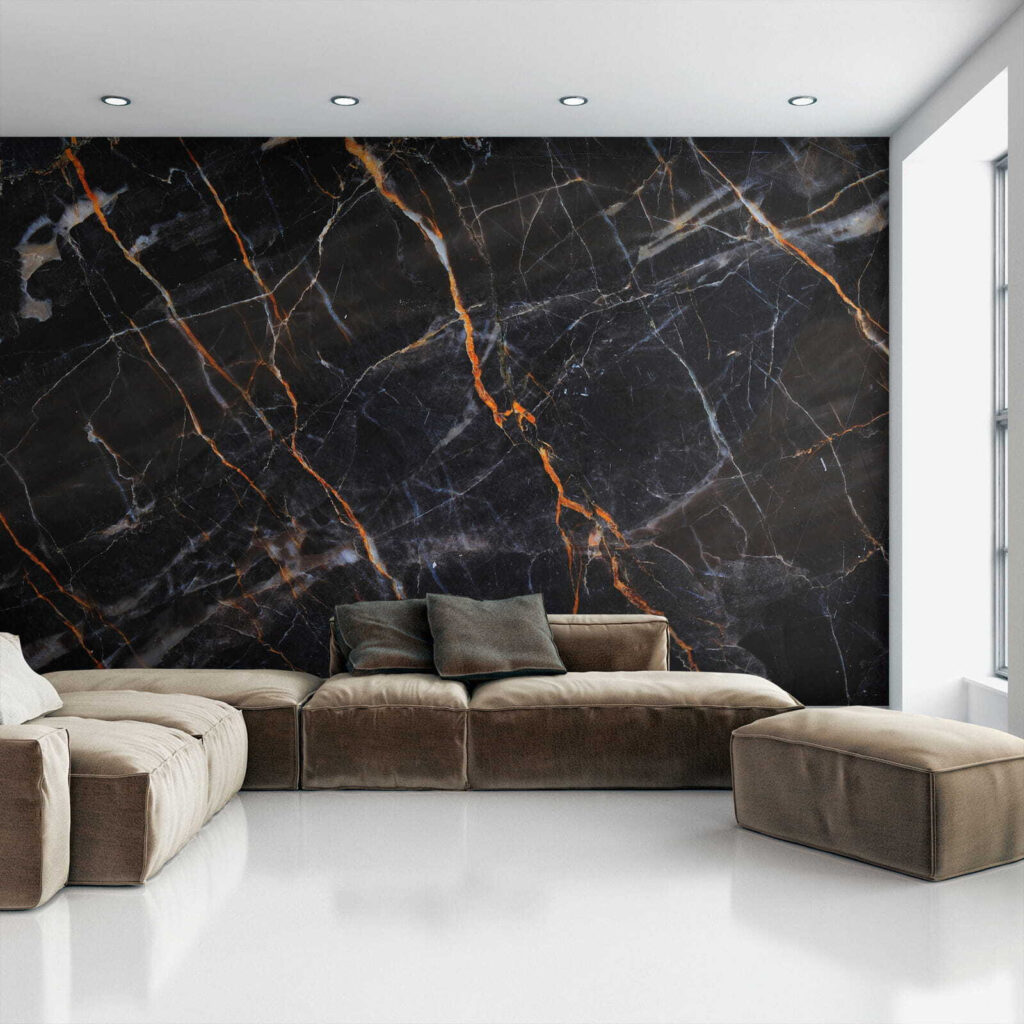 Venature ramate su nero — ambiente 6