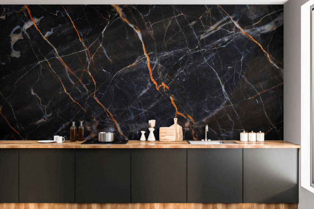 Venature ramate su nero — ambiente 7