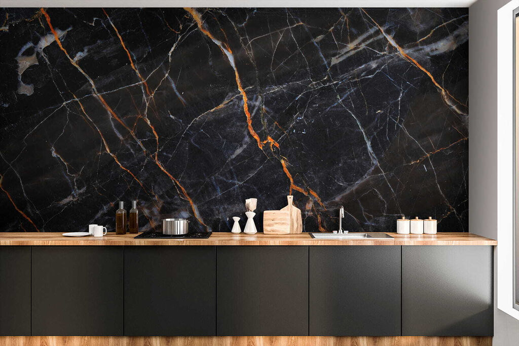 Venature ramate su nero — ambiente 11