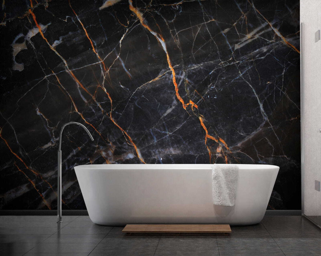 Venature ramate su nero — ambiente 9