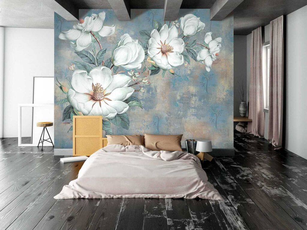 Magnolia su blu antico — ambiente 3