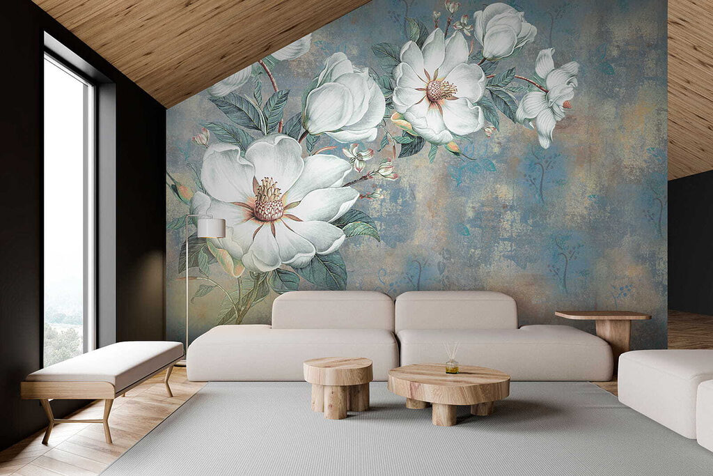 Magnolia su blu antico — ambiente 6