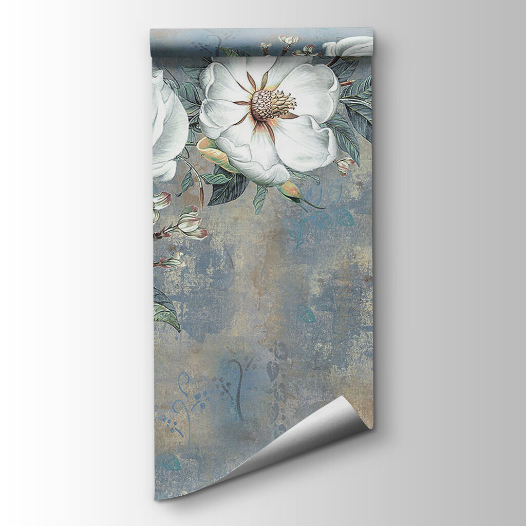 Magnolia su blu antico — vista del prodotto
