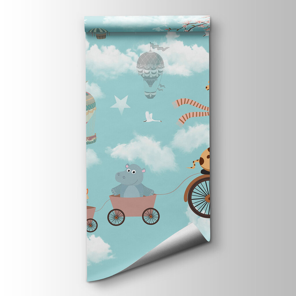Giraffa in bicicletta — vista del prodotto