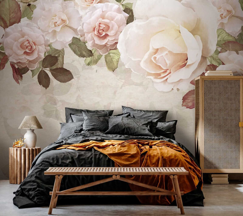 Rose su toni crema — ambiente 3