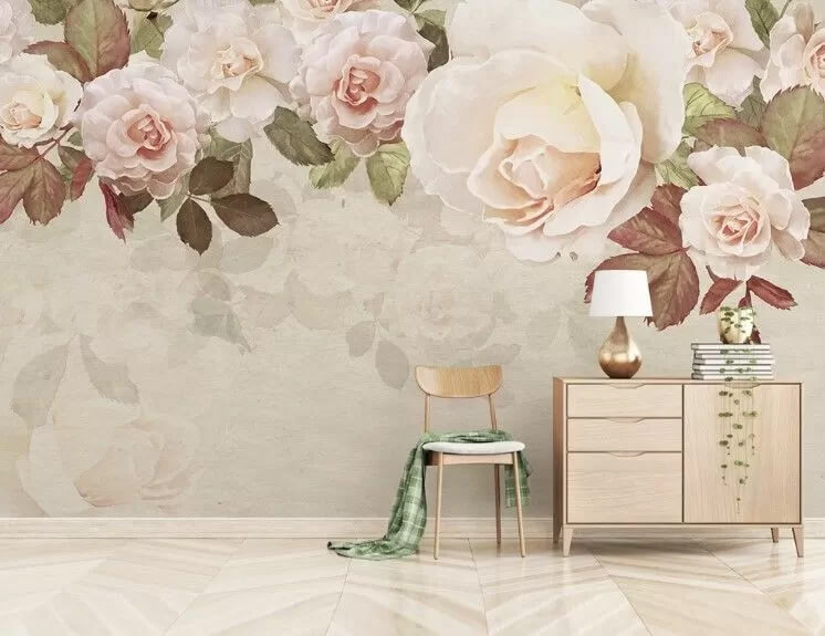 Rose su toni crema — ambiente 1