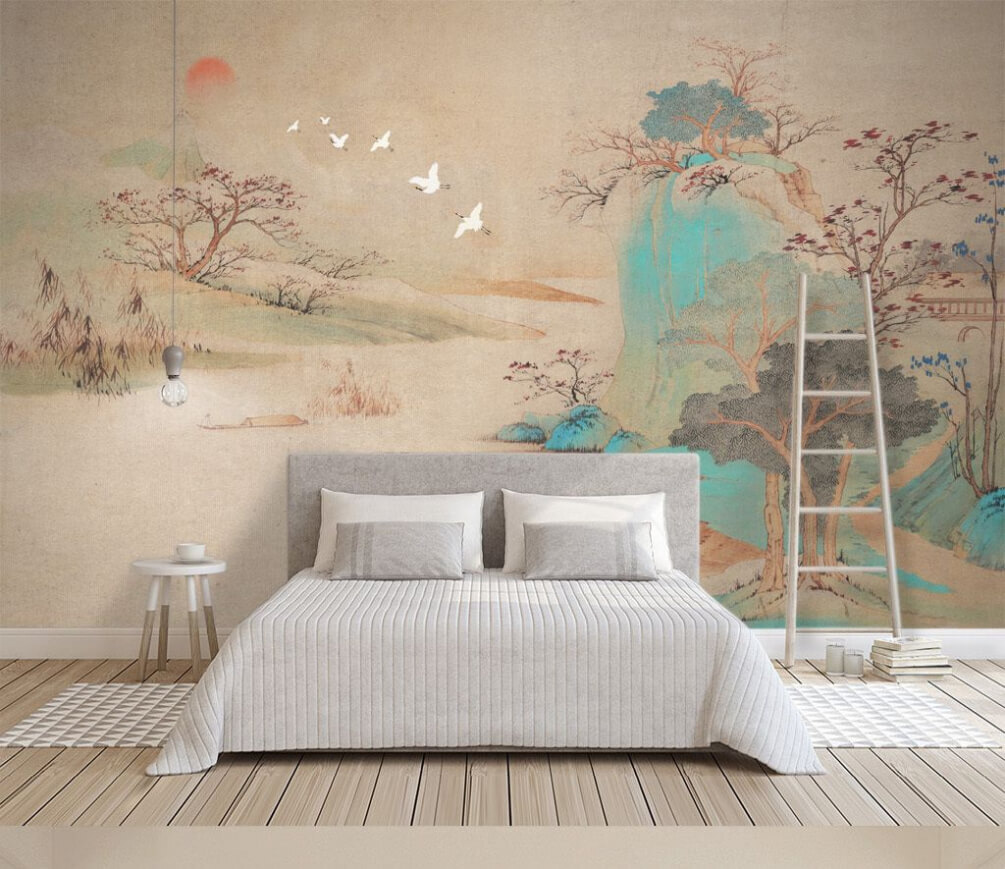 Uccelli sopra le rive — ambiente 1