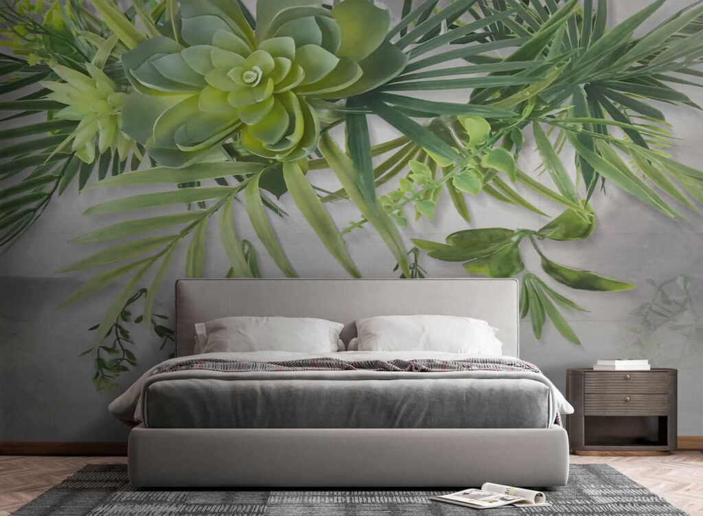 Succulente e foglie appese — ambiente 5