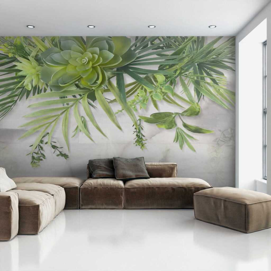 Succulente e foglie appese — ambiente 8