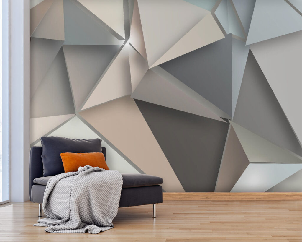 Facce appuntite in grigio — ambiente 3