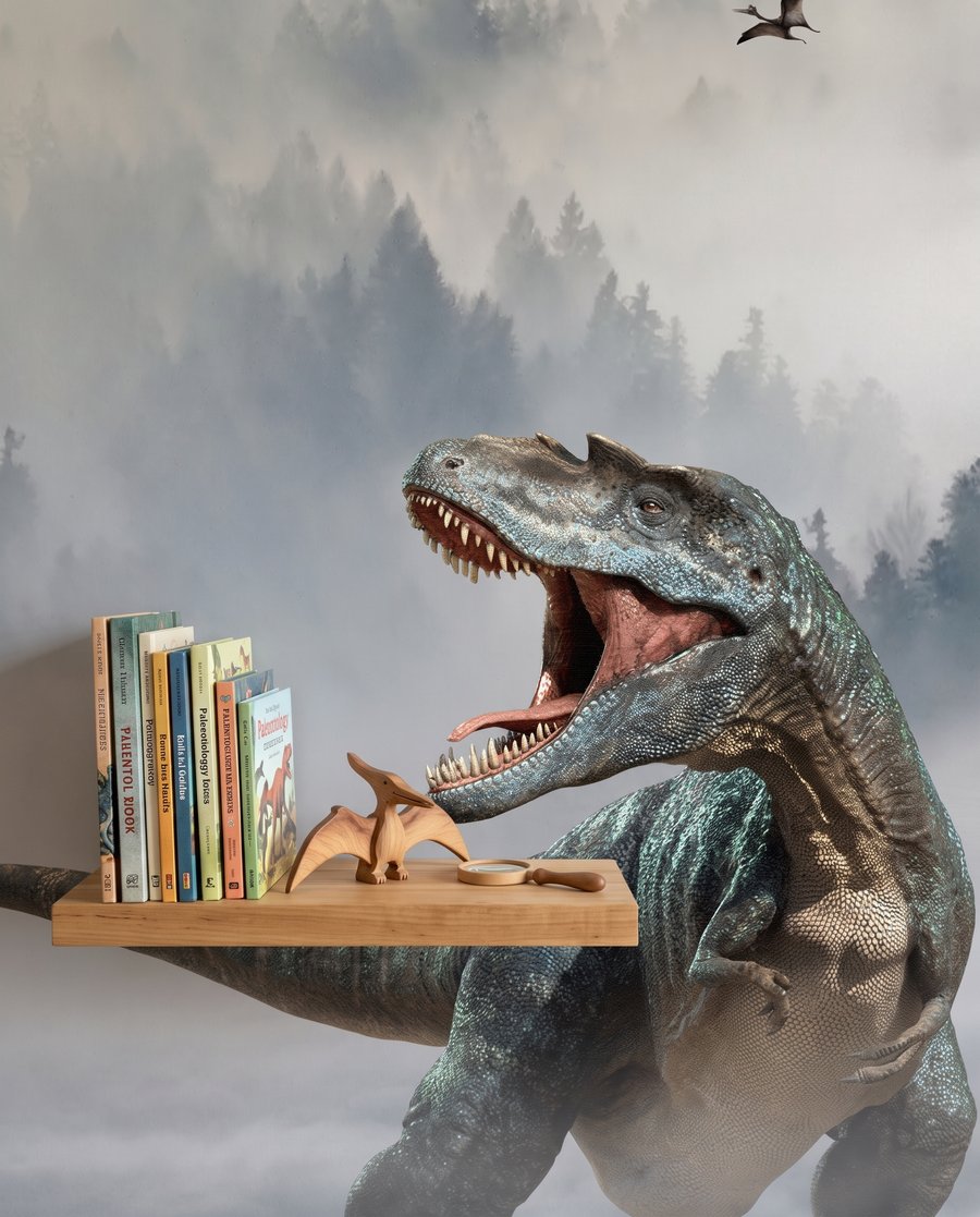Dinosauri nella nebbia — dettaglio