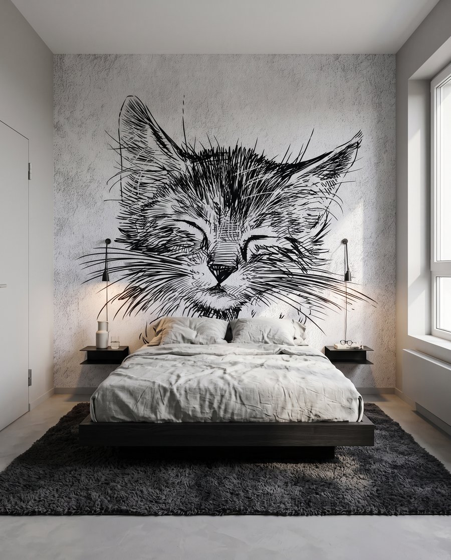 Gatto assonnato — ambiente 2