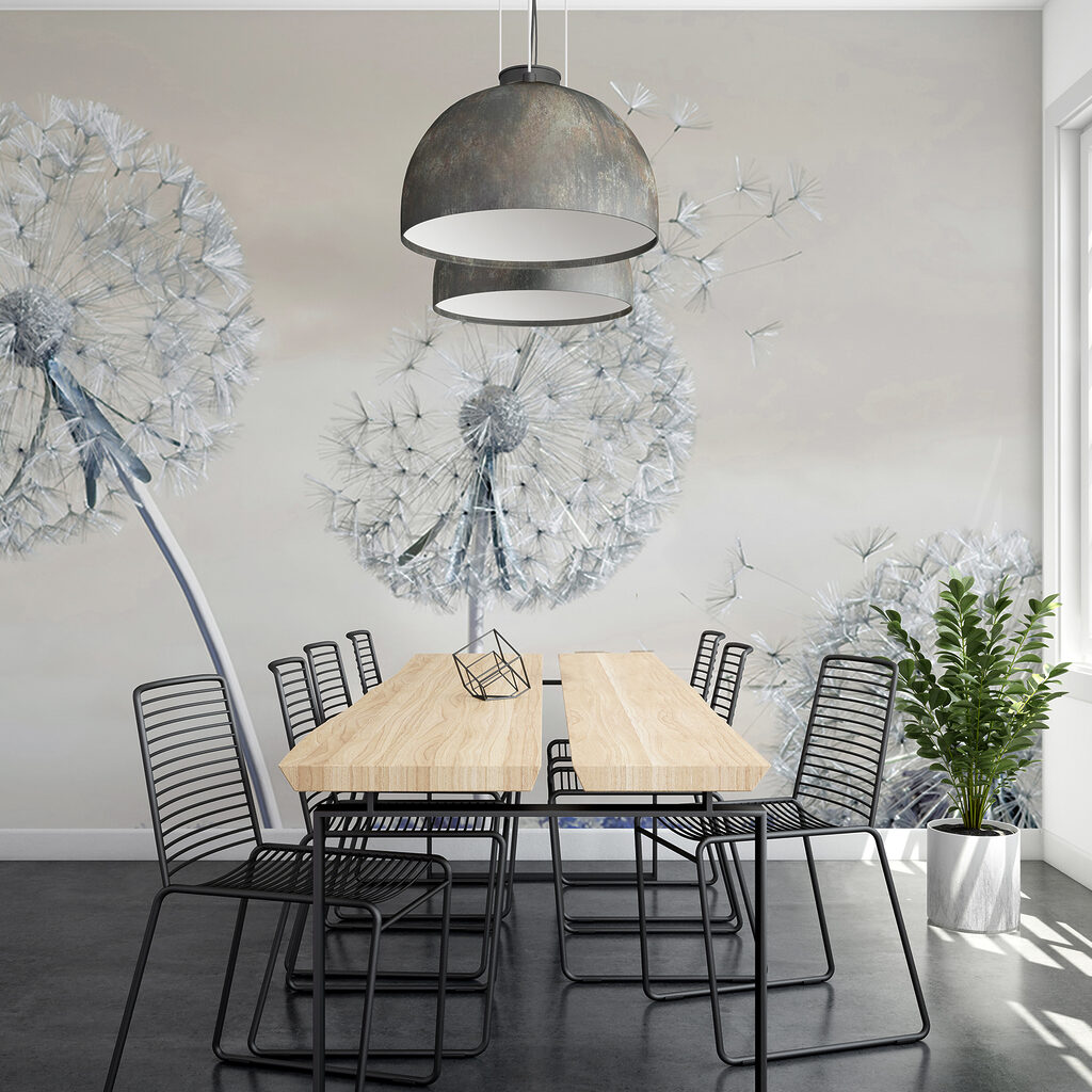 Soffioni con riflessi argentati — ambiente 1