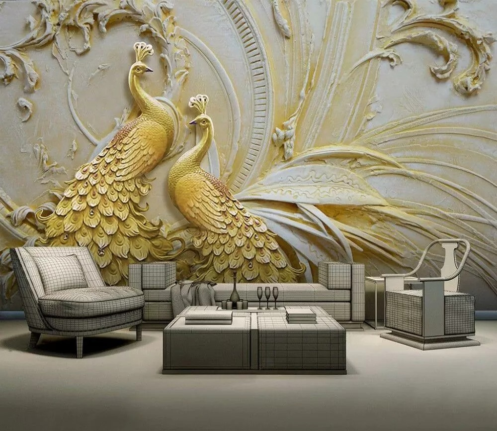 Pavoni dorati — ambiente 1