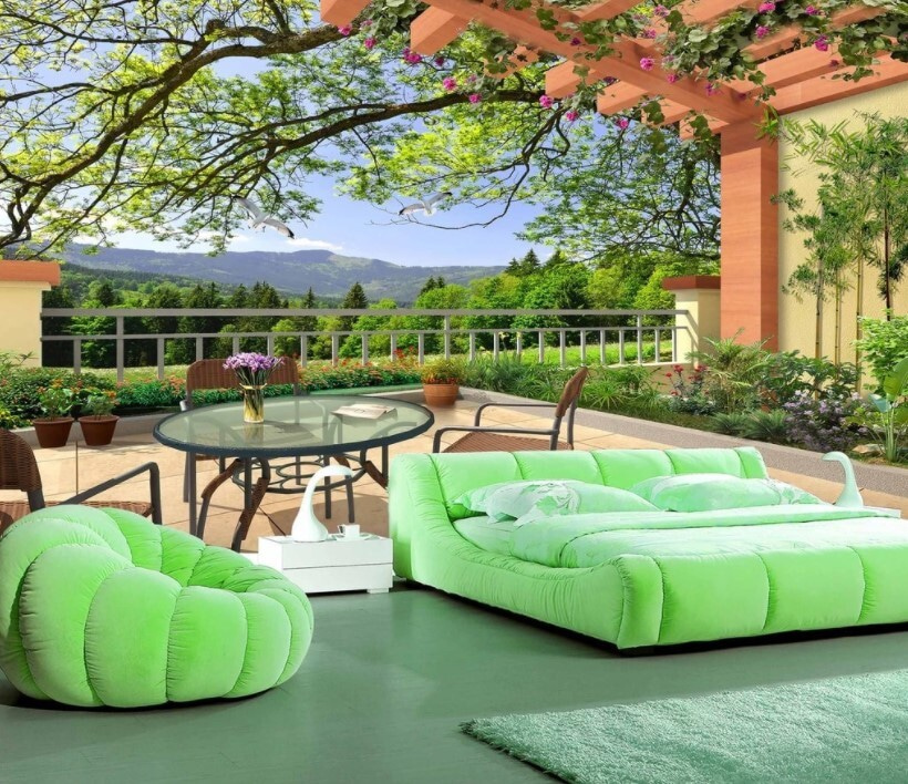 Terrazza sotto la pergola — ambiente 1