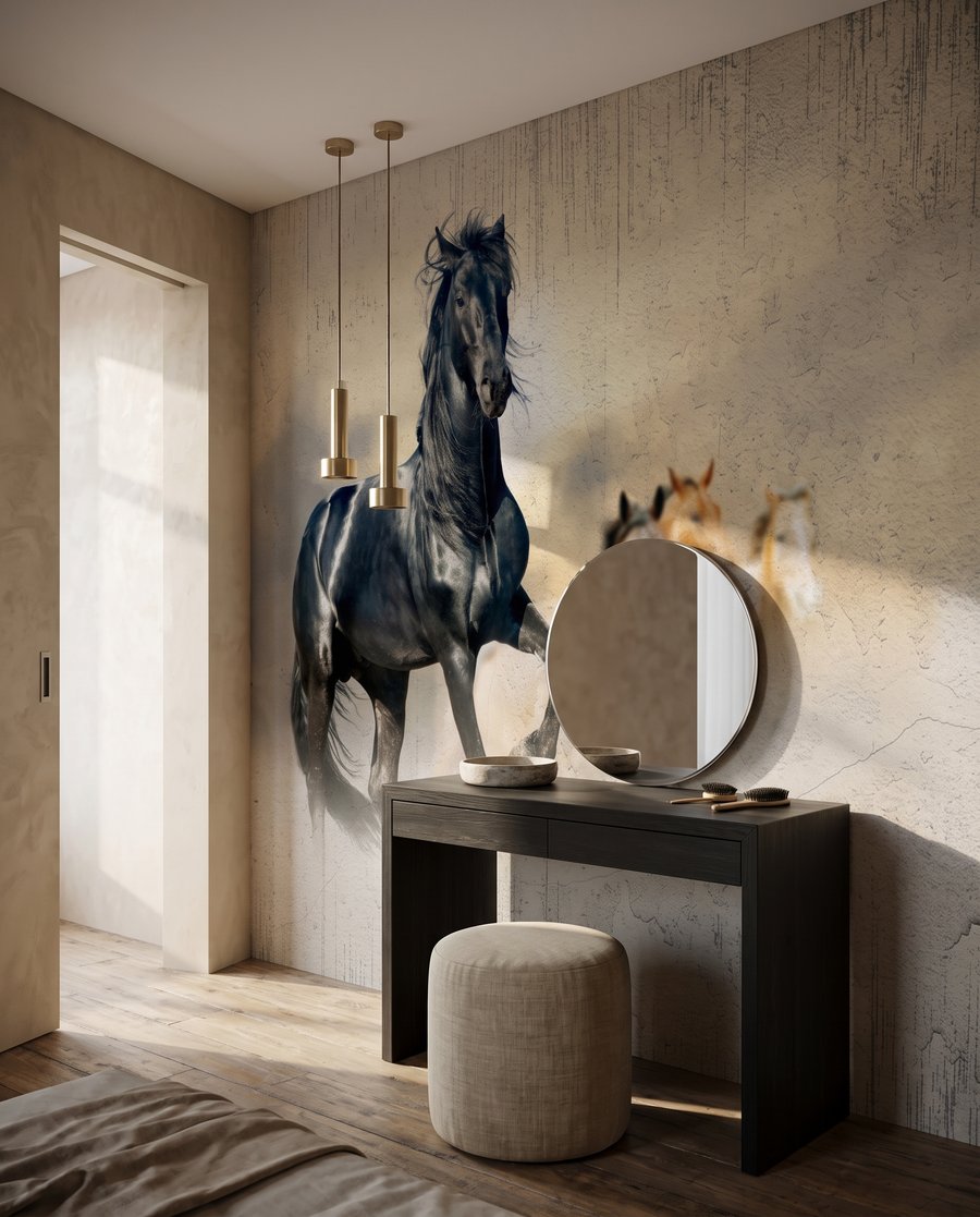 Cavalli nella luce — ambiente 2