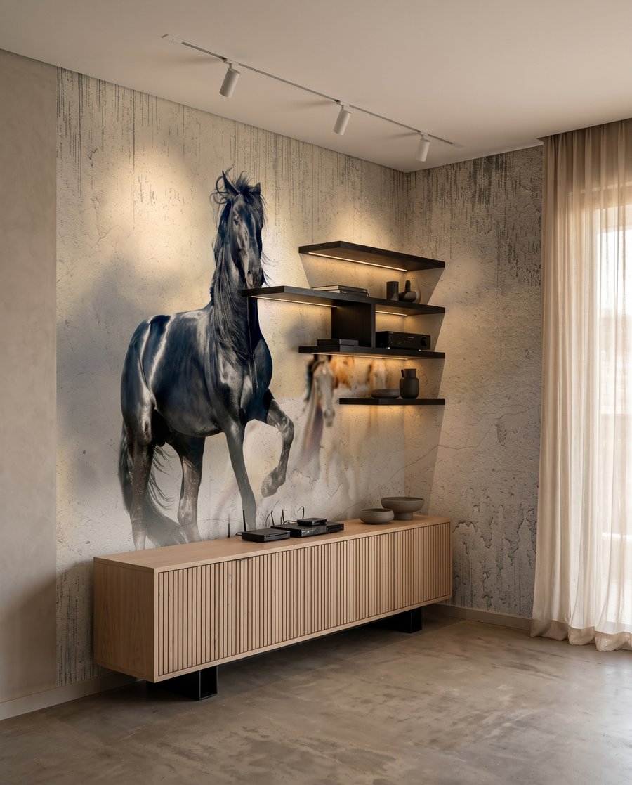 Cavalli nella luce — ambiente 4